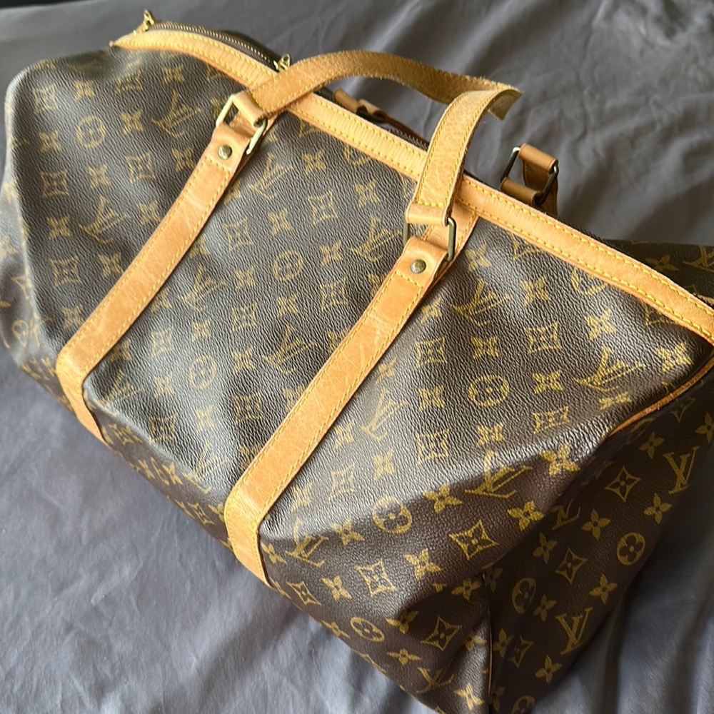Authentic Louis Vuitton Holdall Bag Travel Bag
